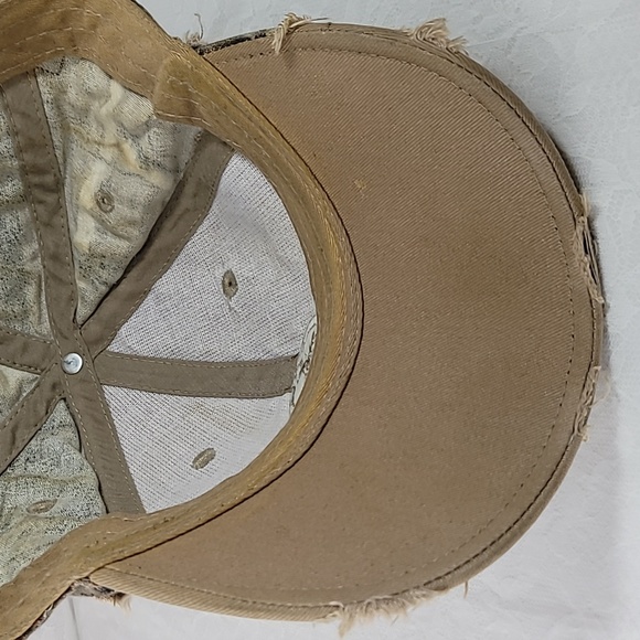 Head To Toe Camo StrapBack Hat Tan - Picture 9 of 9